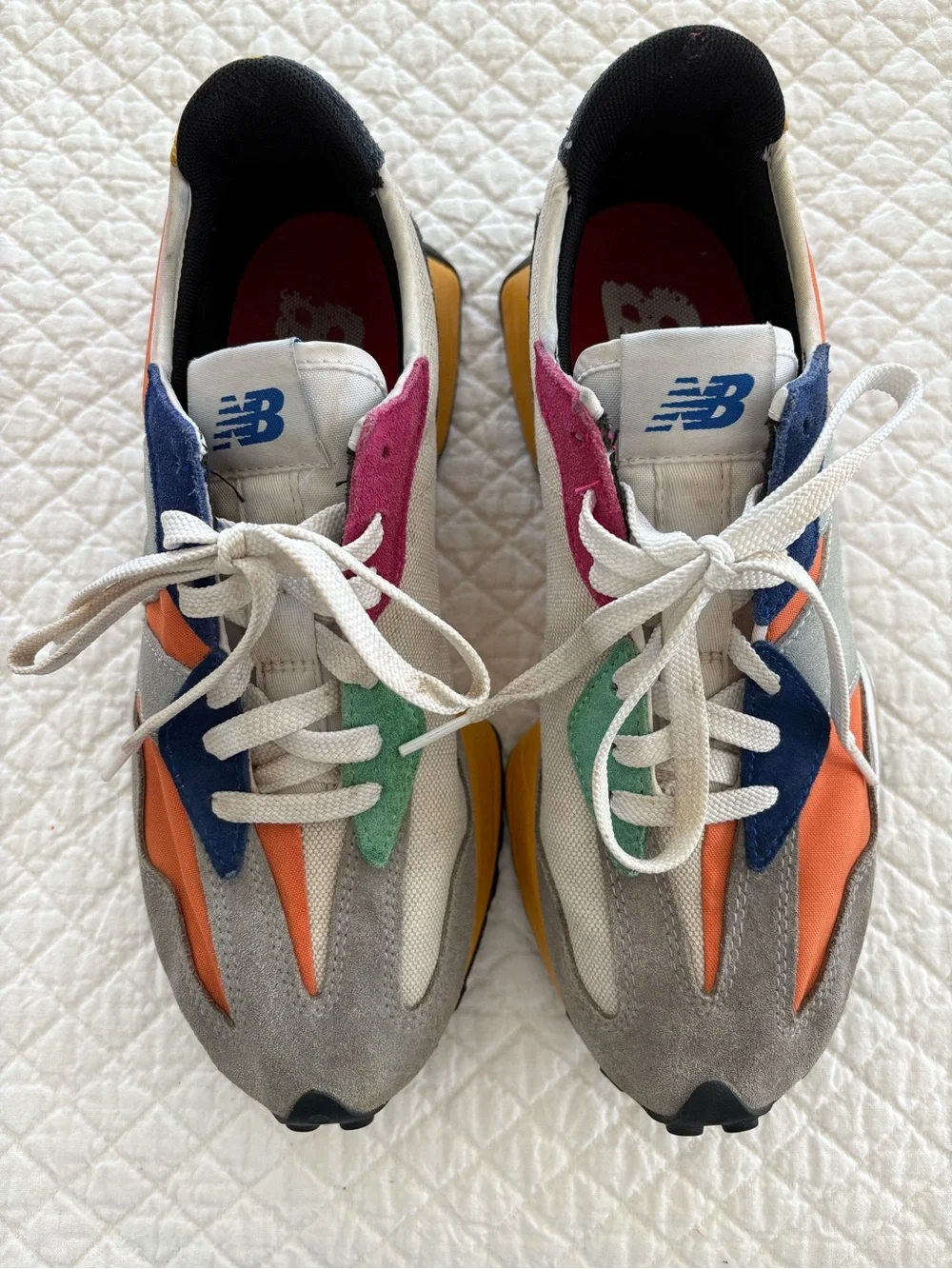 New Balance 327 Dejounte Murray Men’s Color Block Sneakers Shoes US 9 D